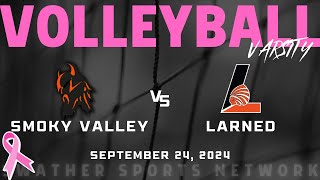 VARSITY VOLLEYBALL Smoky Valley vs Larned  September 24 2024 [upl. by Elsa]