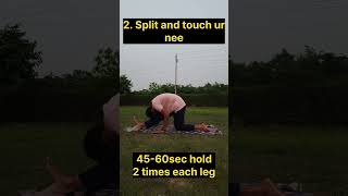 Full split exercise for beginners GouravKhatri exercise fitness yoga hardwork gym [upl. by Sibbie779]