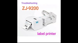 ZJ9200 Label Printer TroubleshootingNot Printing but has power jokwa [upl. by Manoff]