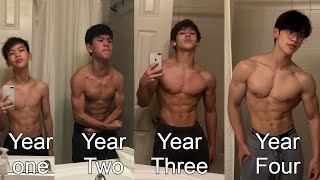 Nicolas Berndt 4 Year Natural Body Transformation 1216 [upl. by Nala]