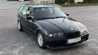 Onboard bmw e36 316i rain driftfun Only welded diff [upl. by Morven539]