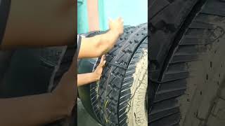 Car tire retreading process [upl. by Hoopen]