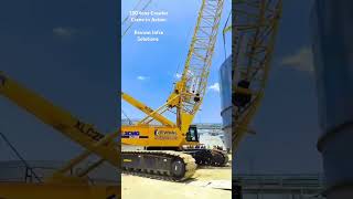 Revival Infra Solutions 250 ton Crawler Crane in Action at a Refinery [upl. by Thomson]