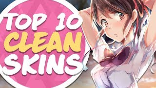 osu Top 10 Clean Skins Compilation Minimalistic [upl. by Nnaoj]