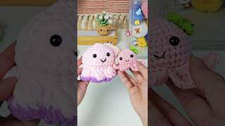 Crochet Reversible Octopus with Me🐙💕 Funny Double Face Octopus Crochet Plush Toy Easy to Crochet [upl. by Constance729]