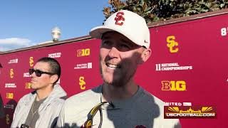 Lincoln Riley explains fully closing practice to media gives injury updates [upl. by Michele307]