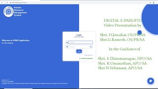 Demo of HRMS DIGITAL EPassPTO [upl. by Rickey633]