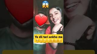 Ye Dil Teri Ankho Me🥰😇trending song lovesong love vairalvideoyoutube shortfeed [upl. by Rhoads509]