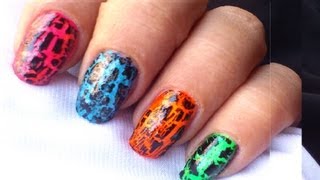 How to Use Crackle Nail Polish  Tutorial [upl. by Anniroc]