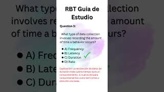 RBT Guia de Estudio Preguntas de Practica Para el examen de RBT [upl. by Eetsud]