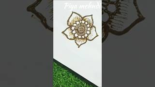 Easy mehndi tutorial for beginners shorts ytshorts mehnditutotrial hennadesign trending [upl. by Nirehs]