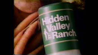 1988 Hidden Valley Ranch Dressing quotEveryone loves that creamy homemade tastequot TV Commercial [upl. by Ainafetse]