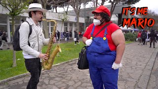 SAX GUY surprises COSPLAYERS with their ANIME SONGS [upl. by Bobbee]