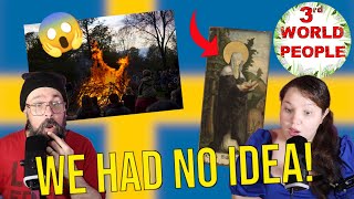 3rd WORLD PEOPLE REACT What is Valborg Walpurgis Night  SWEDEN REACTION [upl. by Caniff]