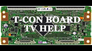 LCD TV Repair Tutorial  TCon Board Common Symptoms amp Solutions  How to Replace TCon Board [upl. by Heins447]