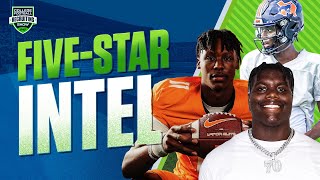 College Football Recruiting Show 5star Intel  VOLS on FIRE  Best RBs in EA Sports CFB 25 [upl. by Enitnatsnoc]