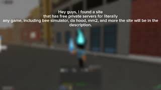 How to Get FREE Private servers on Roblox an ANY GAME 2024 [upl. by Idorb]