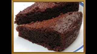 Microwave Eggless Chocolate Cake Recipe [upl. by Ynej828]