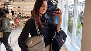 LUXURY SHOPPING VLOG BICESTER VILLAGE 2022 🔥 Dior YSL Gucci Prada ft RominaRoseMay [upl. by Hallerson]