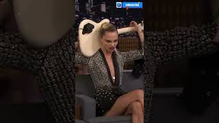 Cara Delevingne Plays “sweet Home Alabama” on Guitar Behind Her Back🤯😱 shorts jimmyfallon [upl. by Rehposirhc]