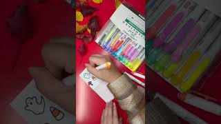 DIY Fall Bullet Journal Stickers with Zebra Pen [upl. by Attelliw131]