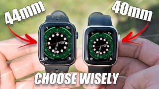 Apple Watch SE 2 40MM vs 44MM Review and Comparison [upl. by Hamrnand]