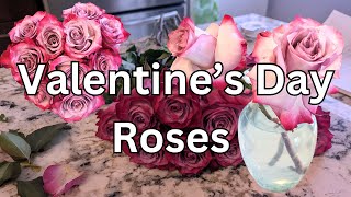 DIY Valentines Day Flowers 3 Arrangements Using a Dozen Roses [upl. by Herb360]