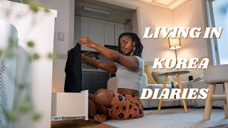 Living in Korea Diaries  Simple Weekend at Home  Declutter  South African YouTuber  Samu Vlogs [upl. by Kathi320]