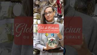 🎄 Creeazăți propriile globuri de Crăciun cu elemente naturale diy handmade christmas craciun [upl. by Millburn518]