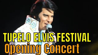 Tupelo Elvis Festival  Opening Concert  Elvis Tribute Artists [upl. by Oyek]