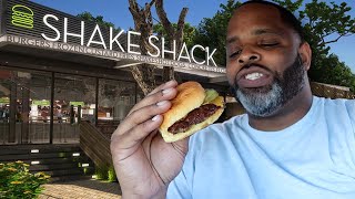 Shake Shack Cheeseburger Review  BACK TO BASICS [upl. by Lesna626]