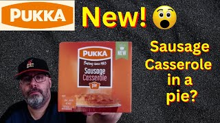 PUKKA  SAUSAGE CASSEROLE PIE  FOOD REVIEW [upl. by Woodall]