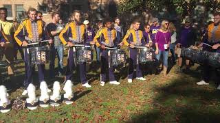 LSU Drumline 2017 Square Push [upl. by Norling]