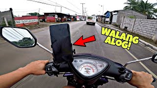 Installing Cellphone Holder On Motorcycle  Yamaha Mio Sporty [upl. by Brietta]