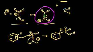 Sulfonation  Aromatic Compounds  Organic chemistry  Khan Academy [upl. by Eleira]