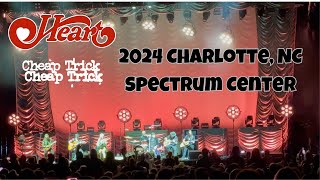 2024 Heart amp Cheap Trick Concert Spectrum Center Charlotte NC [upl. by Isdnyl]