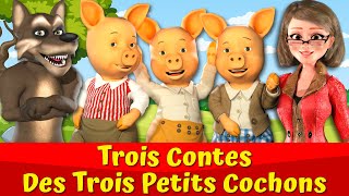 Trois Petits Cochons Et Le Grand Méchant Loup 🔴🐷🐺I Trois Contes [upl. by Adnamor]