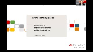 Estate Planning Simplified Starting with the Basics  Patelco Credit Union [upl. by Moira994]