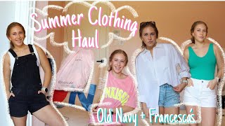 summer clothing try on haul 2024 I Old Navy  Francescas [upl. by Hebert436]