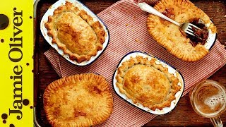 How to make Shortcrust Pastry for pies  Jamie Oliver [upl. by Hanima285]