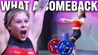 W55kg European Weightlifting Championships 2023 [upl. by Ylrad]