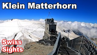 Klein Matterhorn Zermatt Switzerland 4K Glacier Paradise [upl. by Anaela923]