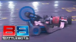 SKORPIOS vs BLACK DRAGON  BattleBots Basement Tapes [upl. by Campagna170]