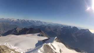 Climbing Alps  Nadelhorn Normalweg 4327m 11082012 GoPro [upl. by Yvette848]