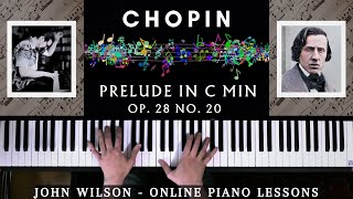 Chopin  Prelude in C Minor Op 28 No 20 [upl. by Inama963]