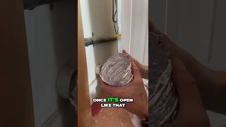 Secret to Easy Dryer Vent Hose Installation [upl. by Beedon]