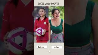 Bigil 2019 Movie Cast Then amp Now shorts bollywood [upl. by Aufmann]