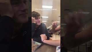 CUTE REACTION🥺 Kissing my best friend tiktok  PART 6 [upl. by Hege]