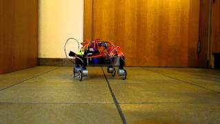 Arduino Stepperbot 4 wheel drive and steering [upl. by Ativak]