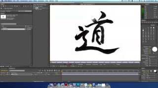 After Effects  Calligraphy Animation [upl. by Simetra]